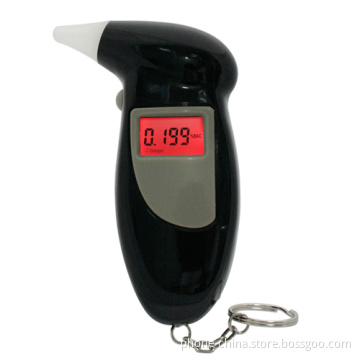 LCD Keychain Alcohol Tester Breathalyzer
